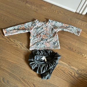 Rylee + Cru girls two piece swim suit